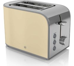 SWAN Retro ST17020CN 2-Slice Toaster - Cream